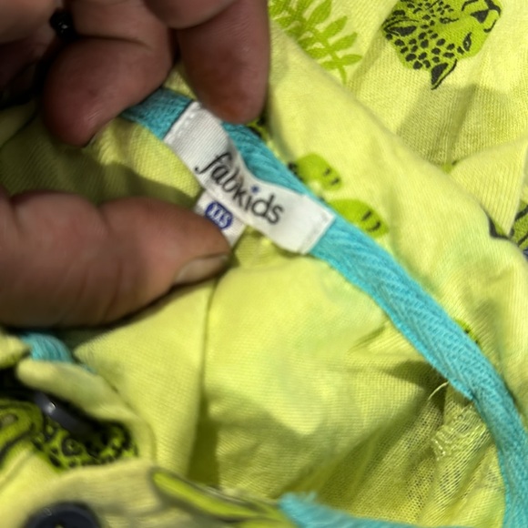 Fab kids button down short sleeves collared shirt - Picture 6 of 6